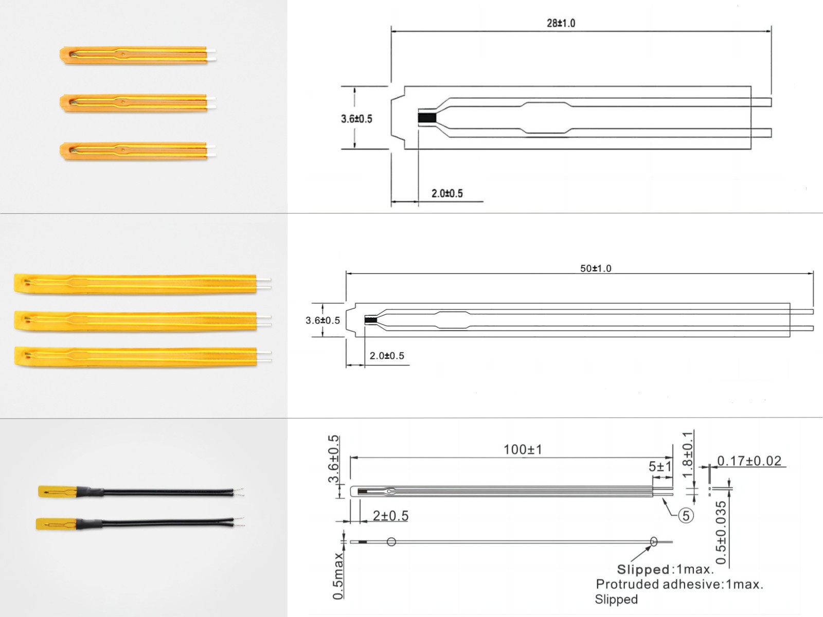 Film NTC Thermistor Film NTC Thermistor